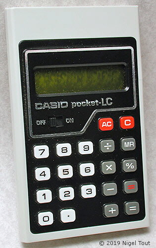 Casio pocket-LC