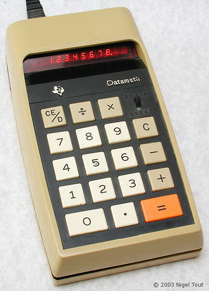 Texas Instruments 2500 Datamath, 1st version