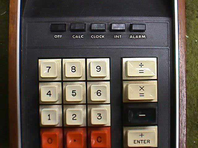 RCA calculator keypad