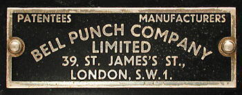 manufacturer’s label