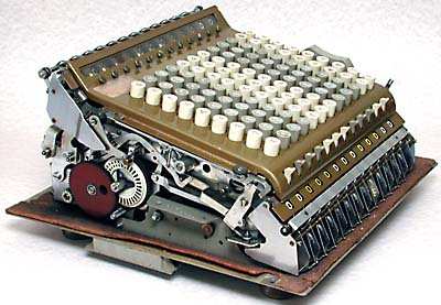 Inside Sumlock Comptometer 993s