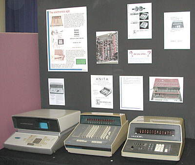 Desktop Calculators on Early Electronic Desktop Calculators