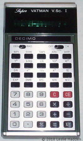 Decimo Super Vatman V.Sc. I