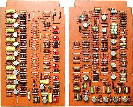Transistorised circuit boards