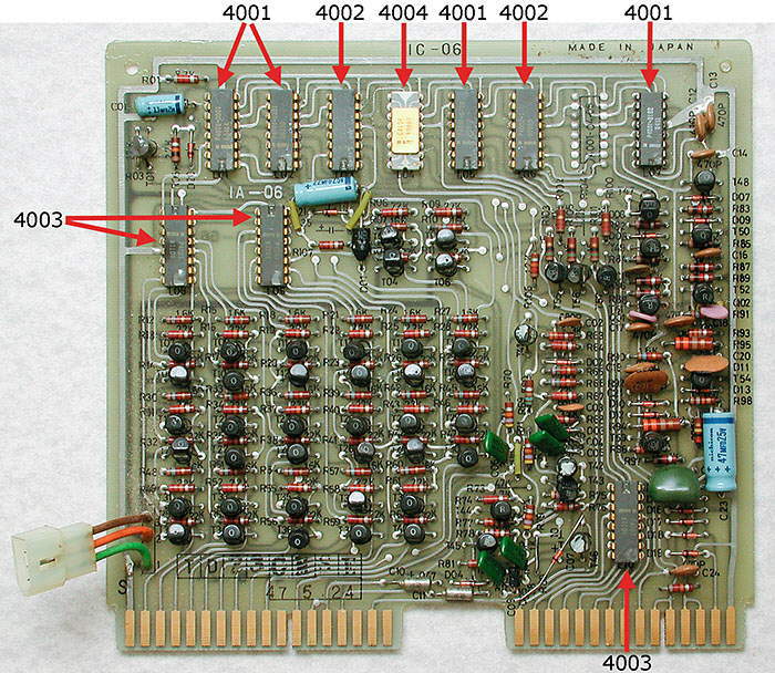 4004 circuit board
