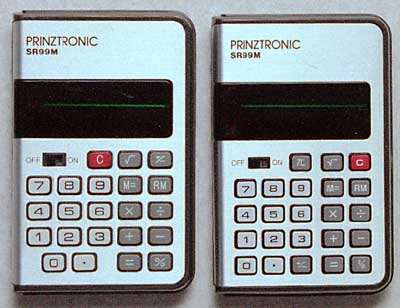 Prinztronic SR99M types 1 & 2