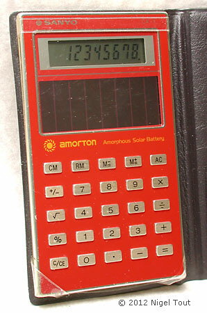 Vintage Sanyo SOLAR DESKTOP Calculator CX 2630 NEW SEALED IN ORIGINAL BOX 