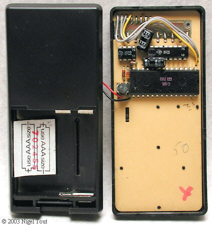 Inside Sinclair Cambridge type 4