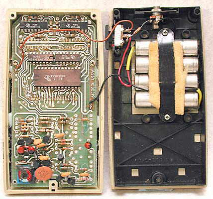 with the case opened