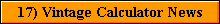 17) Vintage Calculator News