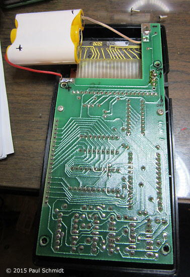 PCB re-attached to case