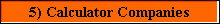 5) Calculator Companies