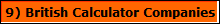 9) British Calculator Companies