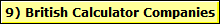 9) British Calculator Companies