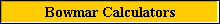 Bowmar Calculators