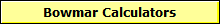 Bowmar Calculators