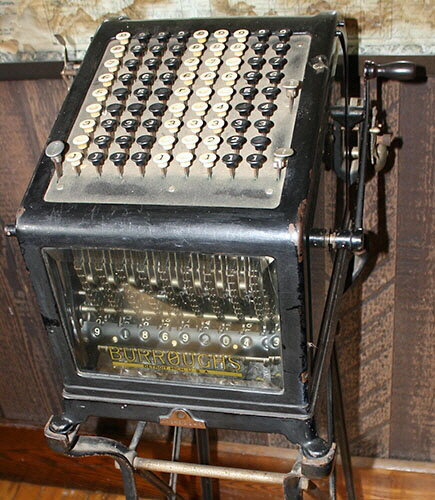 Burroughs Corporation Adding Machine