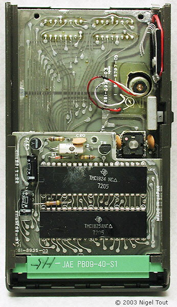 Canon Palmtronic LE-10 circuit board
