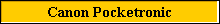 Canon Pocketronic