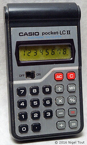 Casio pocket-LC II