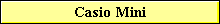 Casio Mini