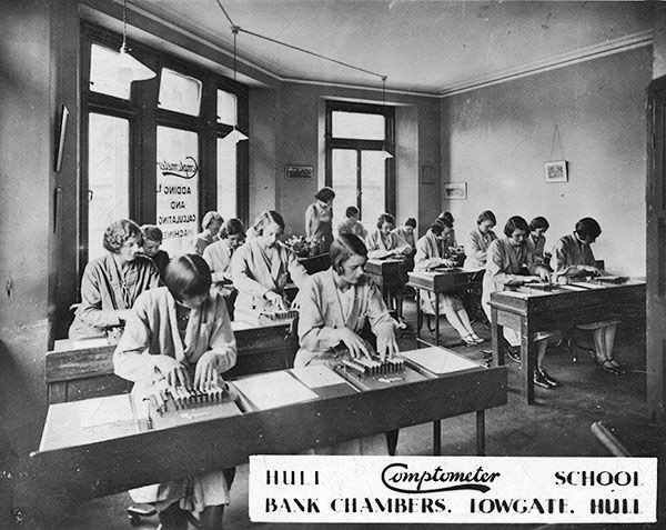 Comptometer School Hull