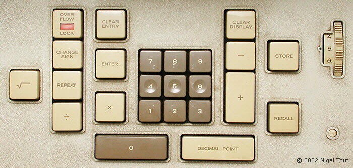 Friden EC132 Keyboard