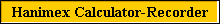 Hanimex Calculator-Recorder