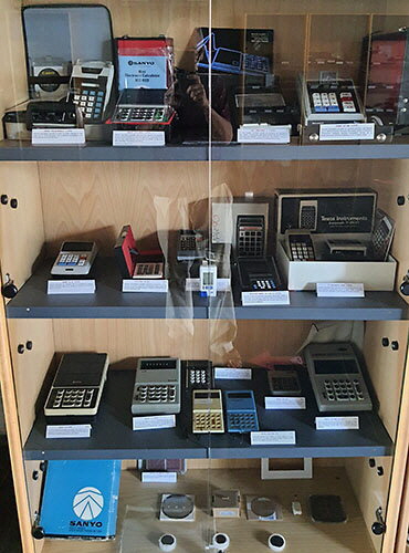 Hand-held calculator display