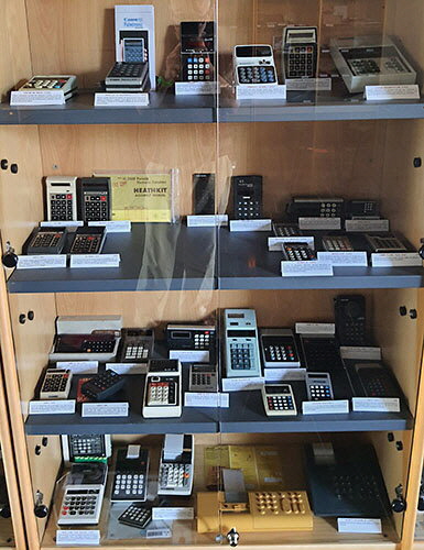 Hand-held calculator display