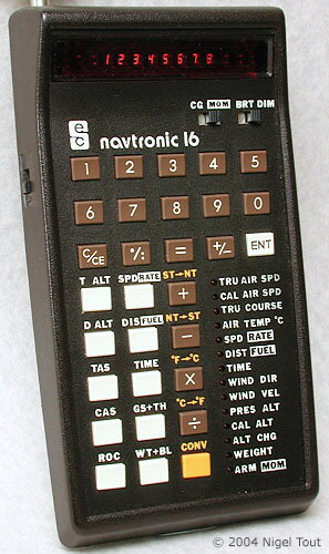 Navtronic 16 aircraft navigation calculator