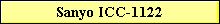 Sanyo ICC-1122