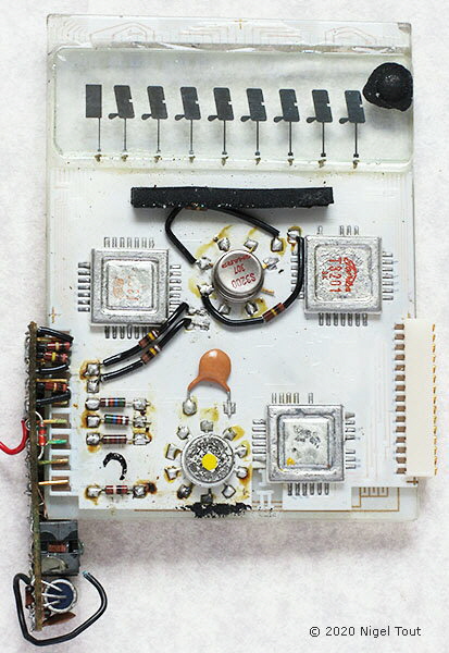 Sharp EL-805 COS circuit board & display