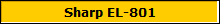 Sharp EL-801