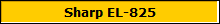 Sharp EL-825