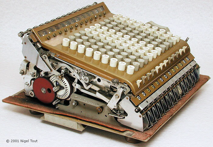 Inside Sumlock Comptometer 993s