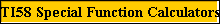TI58 Special Function Calculators