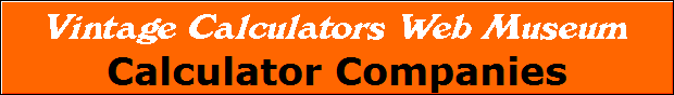 Calculator Companies 
Calculator Companies