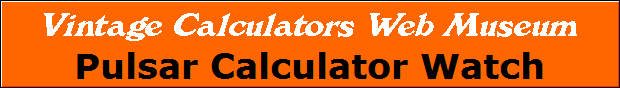 
Pulsar Calculator Watch