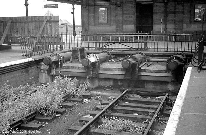 Leicester Central station, buffers Leicester Central station, buffers