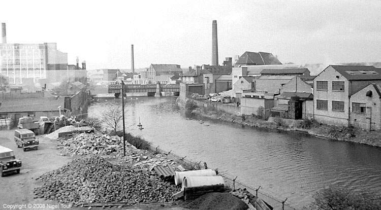 View from GCR of River Soar, Leicester