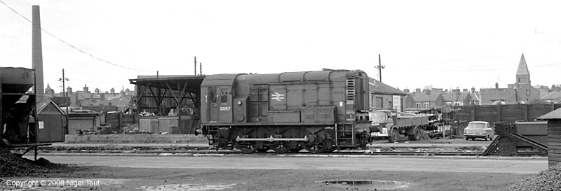 Diesel shunter, Leicester GCR goods yard Diesel shunter, Leicester GCR goods yard