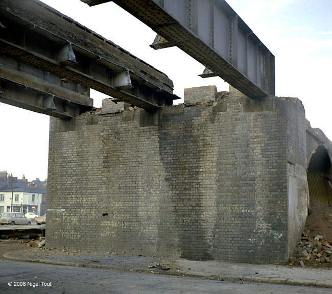 GCR Arkwright Street station, Nottingham, demolished