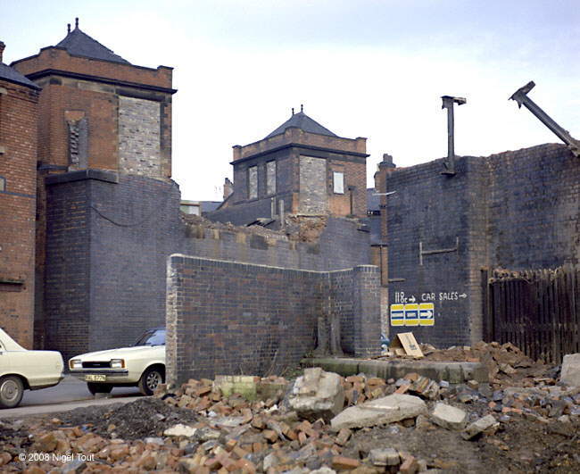 GCR Arkwright Street station, Nottingham, demolished