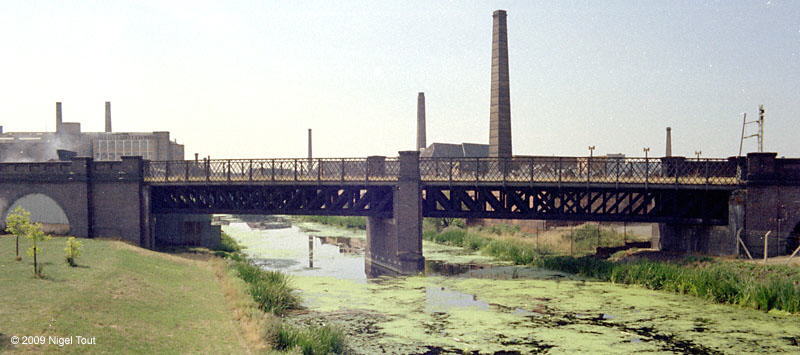 Leicester GCR north viaduct & river Soar bridge