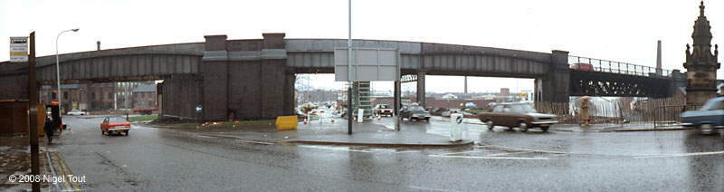 Demolition of West Bridge viaduct, GCR, Leicester