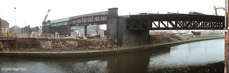 Demolition of West Bridge viaduct, GCR, Leicester