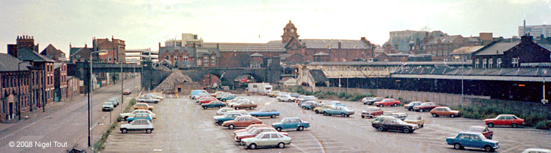 Demolition of GCR viaduct, Queens Road, Nottingham