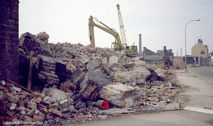 GCR viaduct demolition, Leicester GCR viaduct demolition, Leicester
