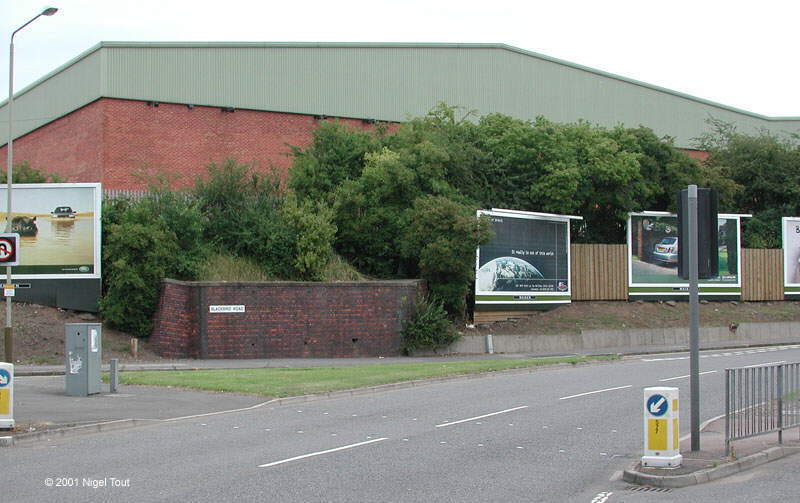 Remains of GCR Blackbird Road bridge, Leicester